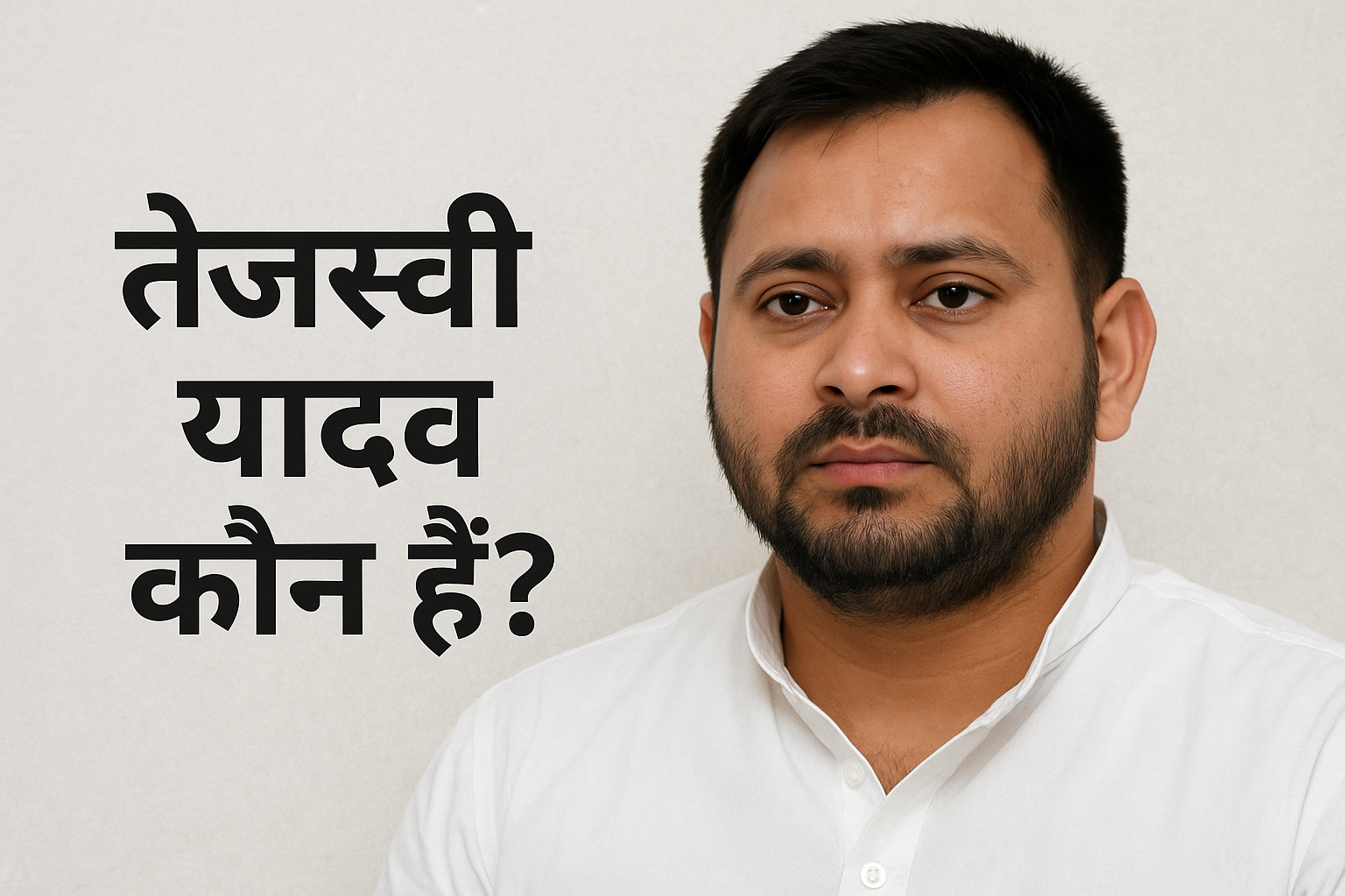 तेजस्वी यादव कौन हैं? जानिए बिहार के युवा नेता की जीवनी, परिवार और राजनीतिक सफर